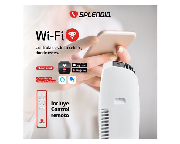 Aire acondicionado portátil 14000 BTU frío/calor WiFi-5