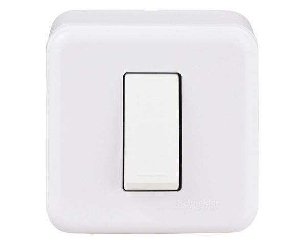 Casquete interruptor conmutador 16A Génesis blanco Schneider-0