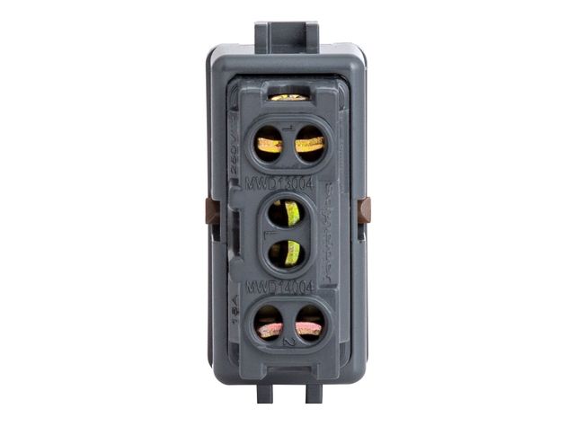 Módulo interruptor conmutador 16A 9/24 Génesis café Schneider-2