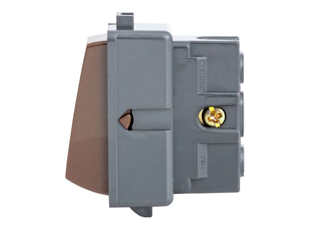 Módulo interruptor conmutador 16A 9/24 Génesis café Schneider-3