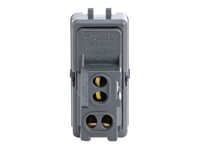 Módulo interruptor 16A 9/12 Génesis negro Schneider-2