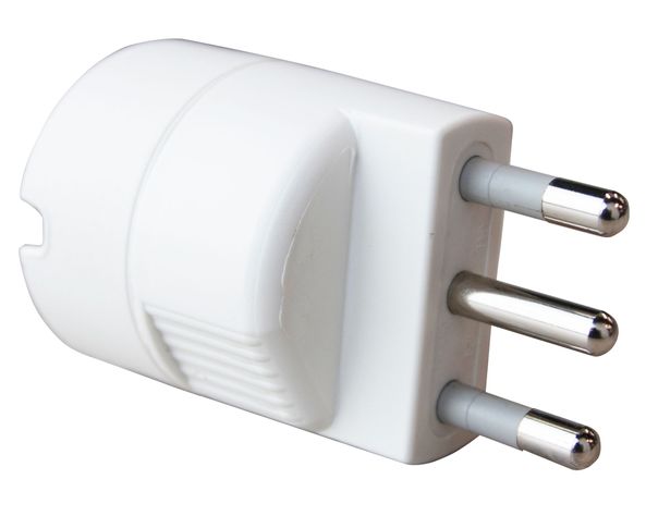 Adaptador schuko 16A 1500W blanco-0