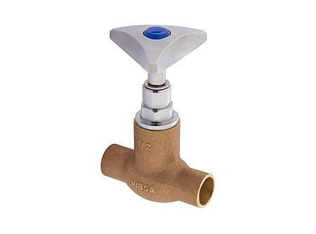 Llave de paso cromada antillanca 1/2 so Nibsa-0