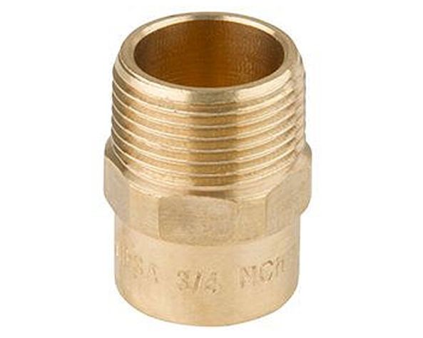 Terminal de bronce 3/4'' so he Nibsa-0
