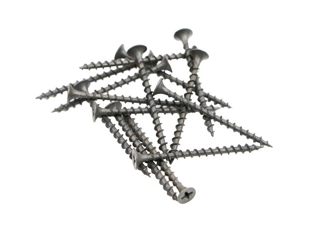 Tornillo volvanita rosca gruesa CRS 6 X 1 5/8 100 unidades Imporper-0
