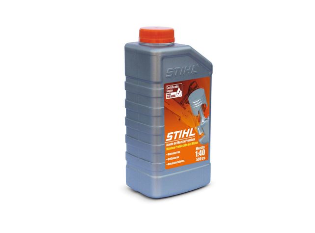 Aceite mezcla 1:40 2 tiempos 0,5 litros stihl.-0