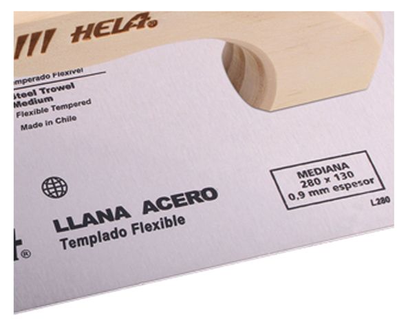 Llana acero 280 x 130 mm mediana l 280 Hela-2