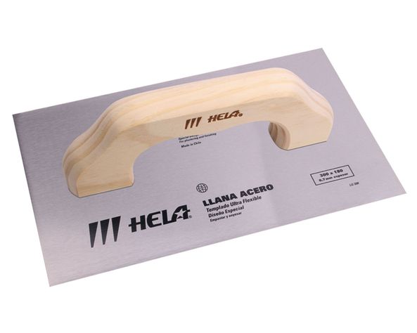 Llana de acero ultraflex 300 x 180 mm Hela-0