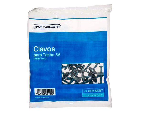 Clavo techo 1 3/4''x 3,55 mm helicoidal 50 unidades Inchalam-1