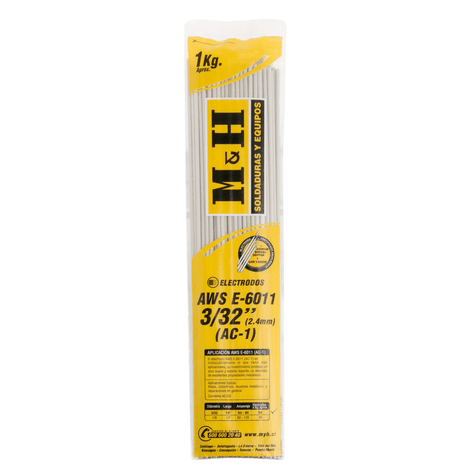 Electrodo 3/32'' punto azul display 1 kg M&H-0