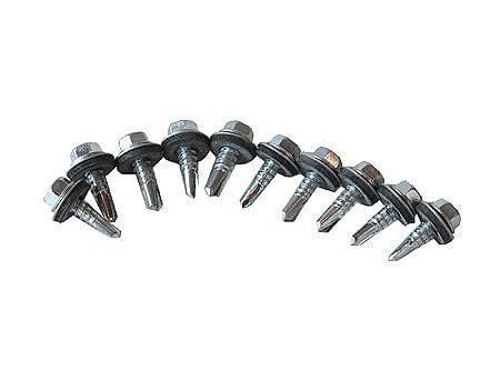 Autoperforante hexagonal #12 con golilla. 3/4''. Vhe-0