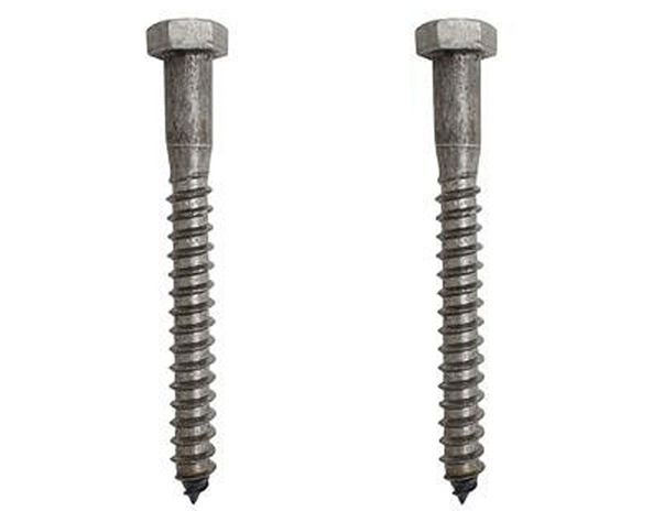 Tirafondo 3/8x3 1/2’’ cabeza hexagonal gris. Vhe-1