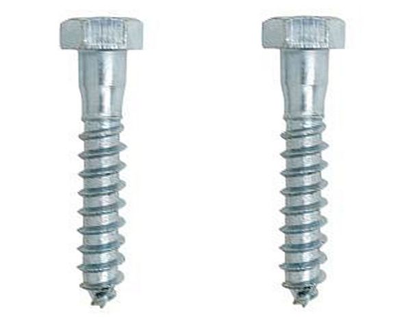 Tirafondo 3/8x2’’ cabeza hexagonal gris. Vhe-1