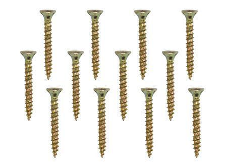 Tornillo madera #5x1’’ tsc amarillo. Vhe-0