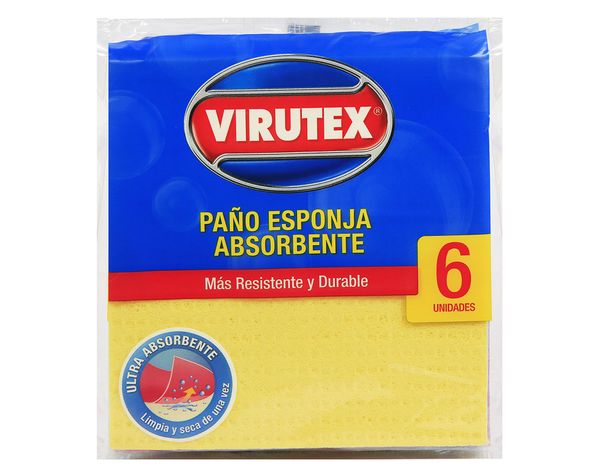 Paño esponja spongi 6 unidades virutex-0