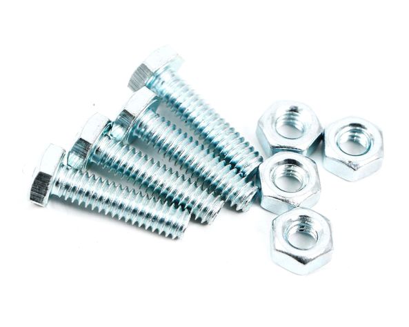 Perno hexagonal G2 nc 1/4x1 z con tuerca b4 Imporper-0