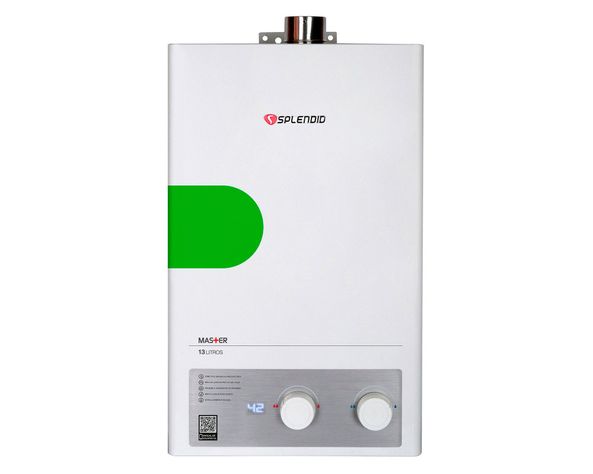 Calefont tiro forzado 13 litros gas natural Master Splendid-0