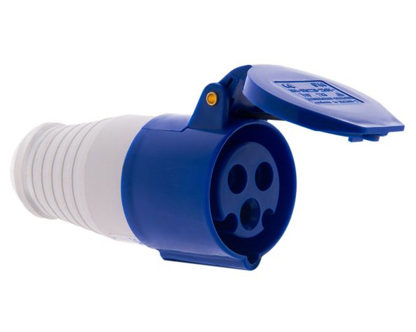Enchufe hembra 250 v 16 a volante 2 patas+tierra Drl-0