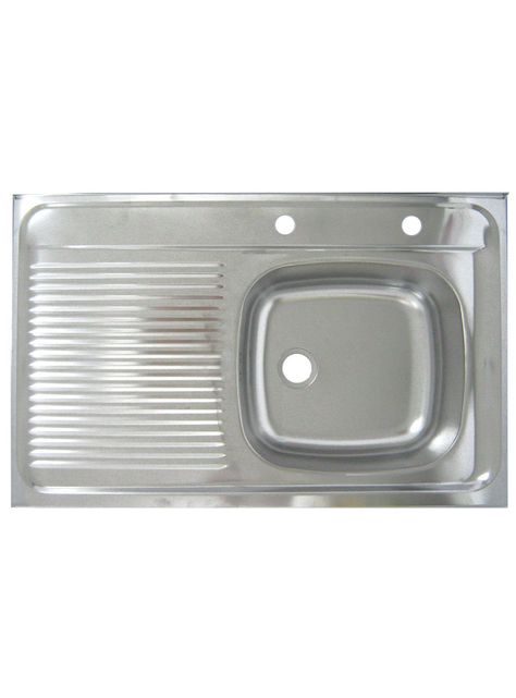 Lavaplatos sobreponer 50x80 cm izquierdo Splendid-0