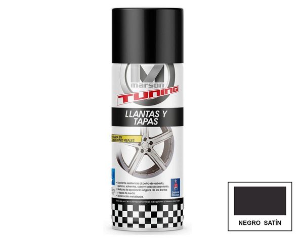 Pintura spray 312 ml Llantas y tapas Marson-0