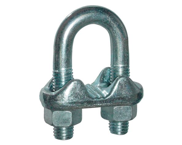 Abrazadera para cable 2 x 2 cm galvanizada Imporper-0