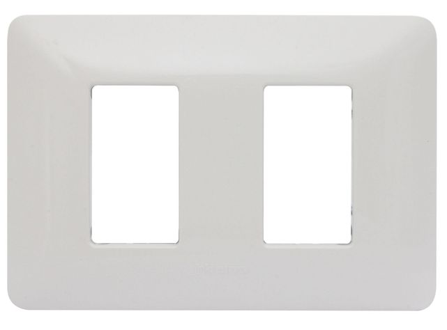 Placa 2 modulo blanco matix Bticino-0