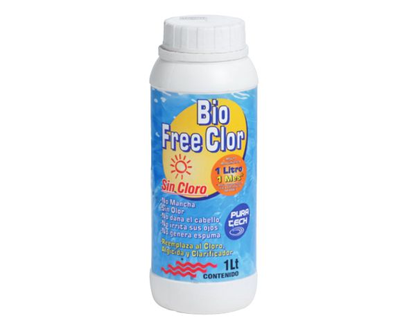 Bio free clor piscina 1 litro Pura tech-0