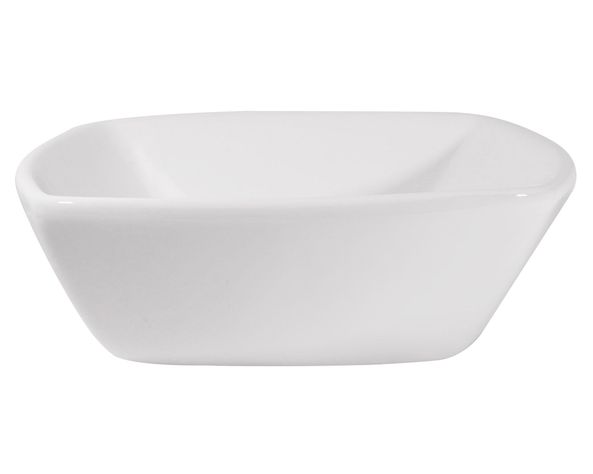 Lavamanos sobreponer 42x42 cm blanco Vessanti-1