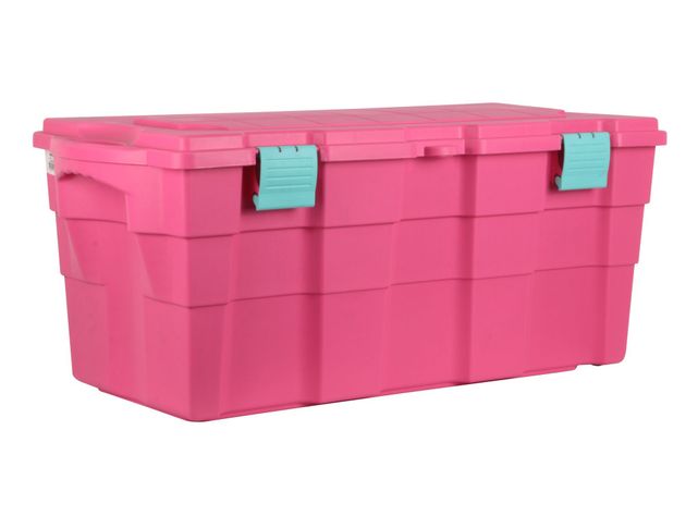 Baúl 100 litros rosado Wenco-1