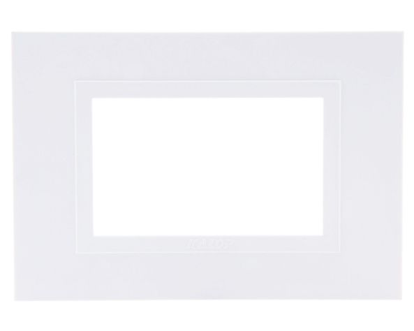 Placa 3 modulos zen basic blanco Kalop-0