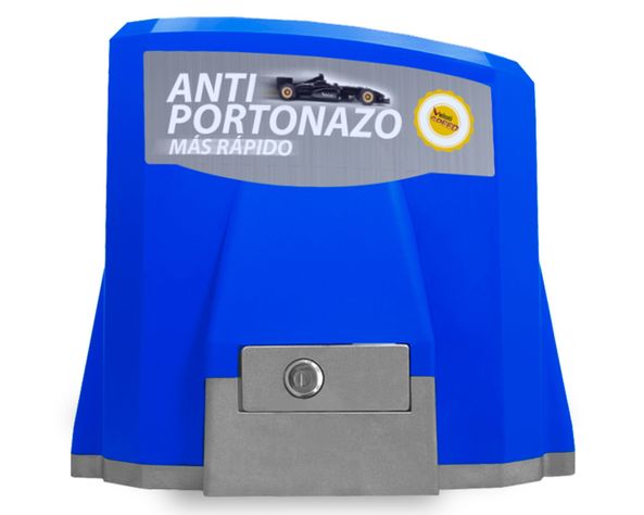 Kit motor portón corredera Speed 1200 kg azul Veloti-1