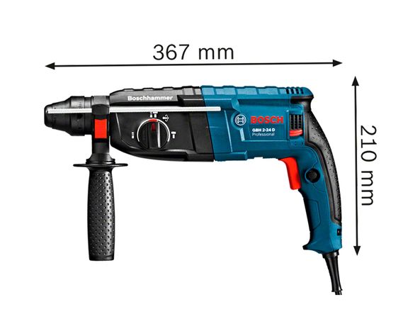 Rotomartillo 820W GBH 2-24D Bosch-7