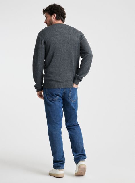 Sweater Básico Cuello Redondo Algodón-5