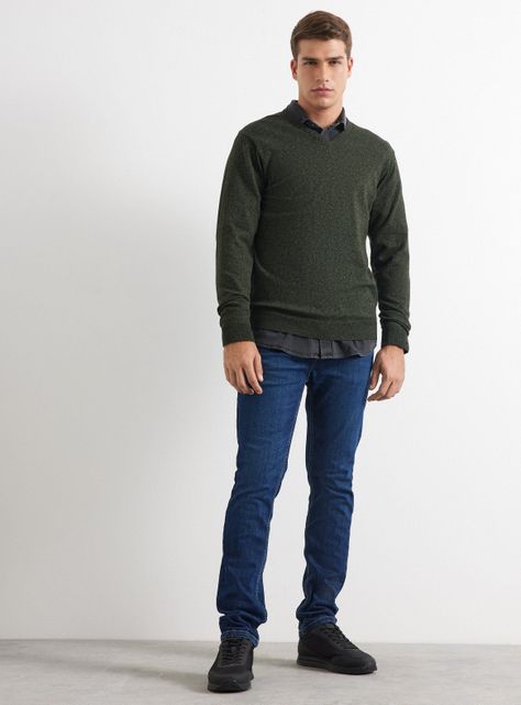 Sweater Cuello V Essential-4