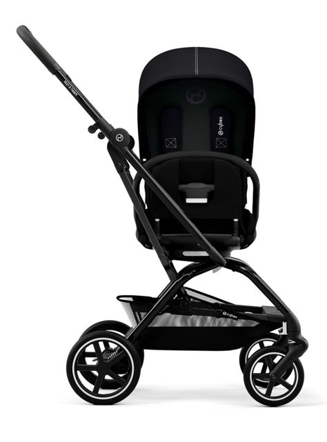 Coche Eezy S Twist Plus SLV Negro y Silla Aton S2-3