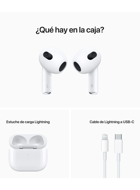 Apple AirPods 3ra Generación con Caja de Carga Lightning-6