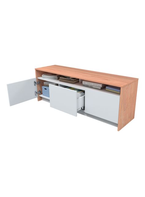 Rack Bajo Colbun 2P 1C Olmo-Blanco-3