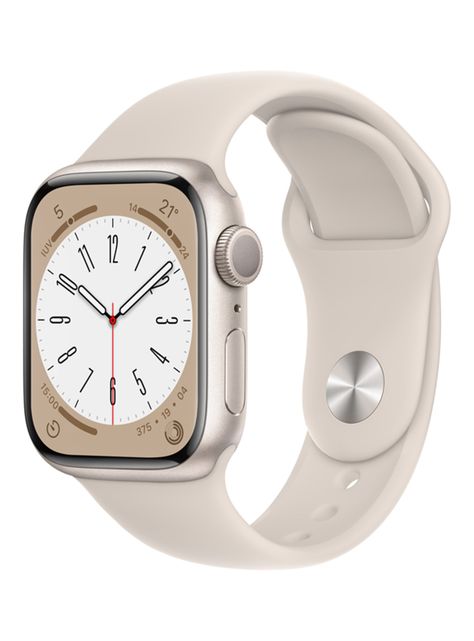 Apple Watch Series 8 41mm GPS Caja Aluminio y Correa Deportiva Blanco Estelar-0