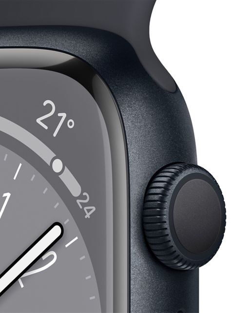 Apple Watch Series 8 45mm GPS Caja Aluminio y Correa Deportiva Medianoche-2