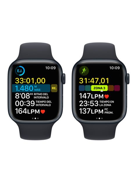 Apple Watch Series 8 45mm GPS Caja Aluminio y Correa Deportiva Medianoche-6