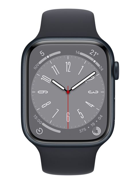 Apple Watch Series 8 45mm GPS Caja Aluminio y Correa Deportiva Medianoche-1