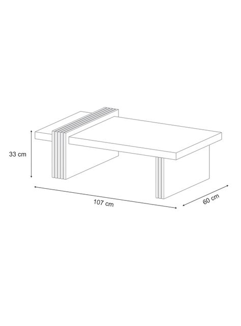 Mesa de Centro + Arrimo Astro-2