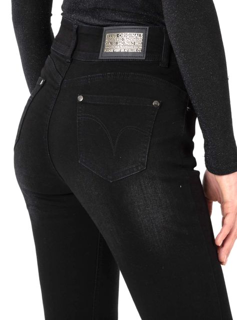 Jeans Leggings Cropped Pretina Ancha-2