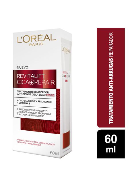 Crema Dermo Expertise L'Oréal Paris Renovador Revitalift Cica+Repair 60 ml-1