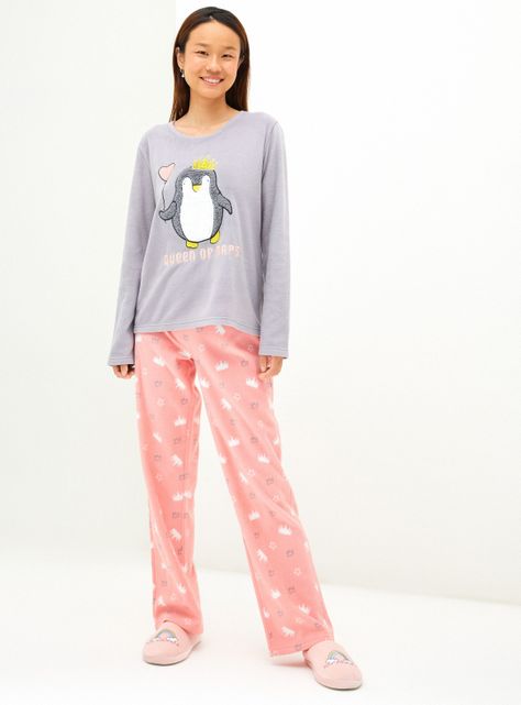 Pijama Polar Bordado Diferentes Diseños-0