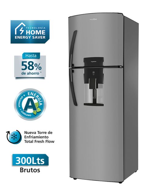 Refrigerador Top Mount No Frost 292 Litros Platinum RMA300FWUT-4