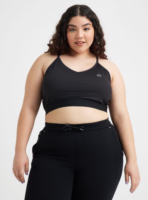 Crop Top Sport Bra Mujer-6