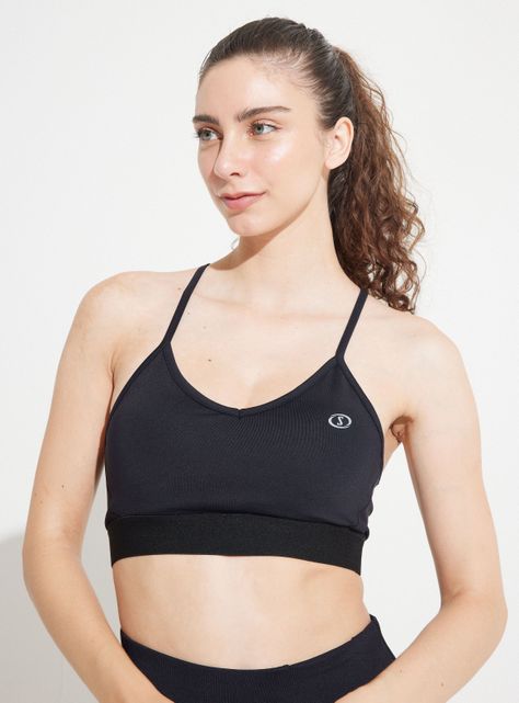 Crop Top Sport Bra Mujer-2