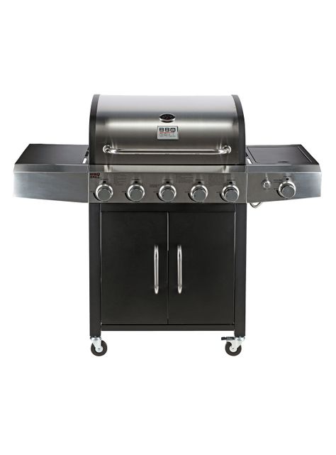 Parrilla a Gas Illinois 5Q + Quemador Lateral-0
