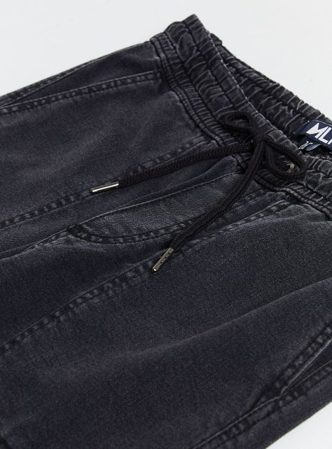 Jeans Cintura Elasticada y Bolsillo Cargo-2